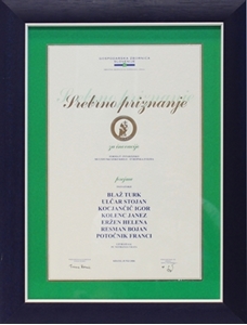Picture of GZS - Srebrna nagrada za naj inovacijo gorenjske 2006