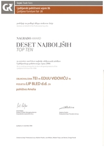 Picture of 3 nagrade za program pohištva iz masivnega lesa AMELIA 2006